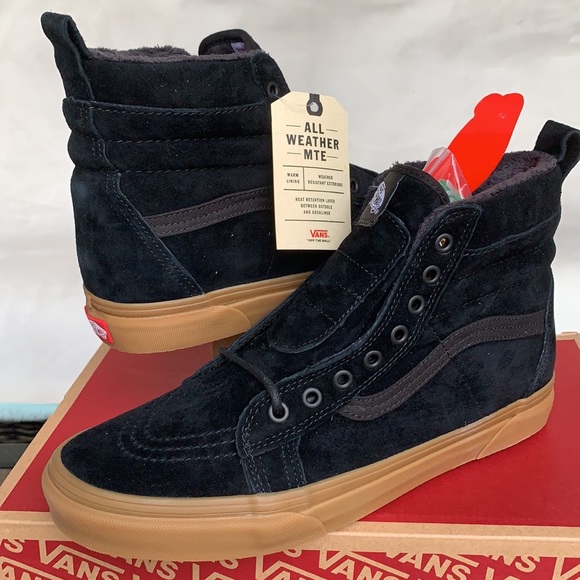 VANS SK8-HI MTE BLACK/GUM WMNS - Picture 3 of 16